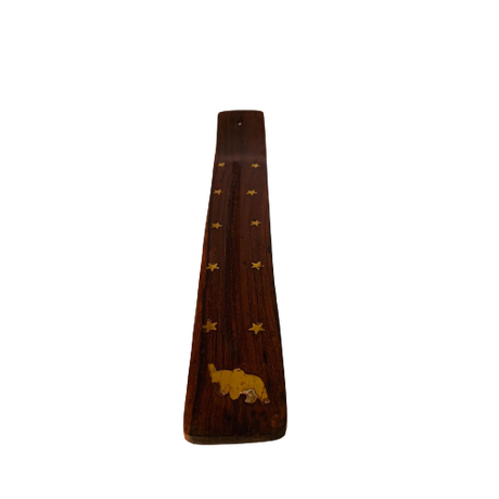 Tabla Porta Incienso Madera: Elefante
