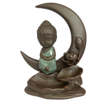 Porta Incienso Cascada Budda Moon + 10 inciensos