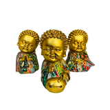 Set Adorno Little Budda Meditando