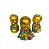 Set Adorno Little Budda Meditando