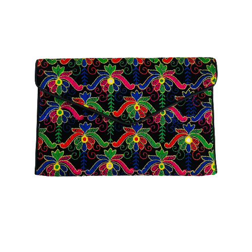 Cartera tipo sobre Black