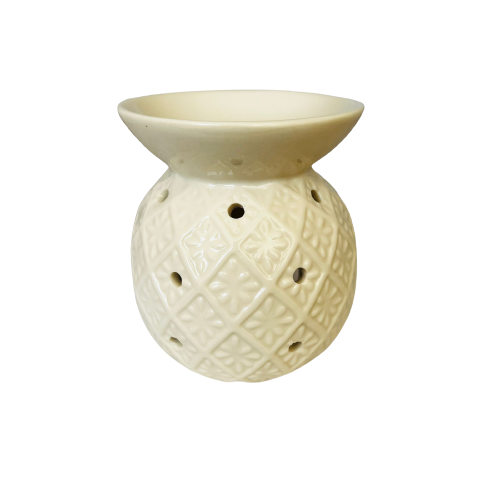 Difusor de Ceramica Blanco Textura Design