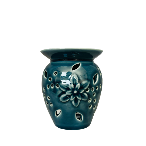 Difusor de Ceramica Flor Azul Design