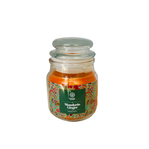Vela Aromatica Tapa Vidrio - Mandarina Ginger