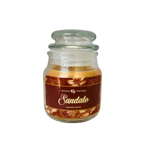 Vela Aromatica Tapa Vidrio - Sandalo