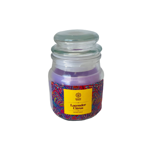 Vela Aromatica Tapa Vidrio - Lavanda Citrico