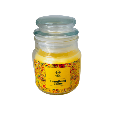 Vela Aromatica Tapa Vidrio - Citrico Energizante
