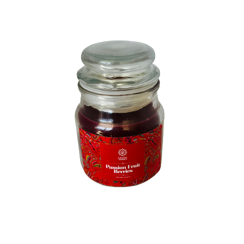 Vela Aromatica Tapa Vidrio - Frutos Rojos