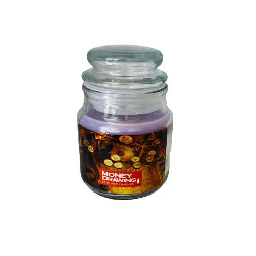 Vela Aromatica Tapa Vidrio - Atrae Dinero