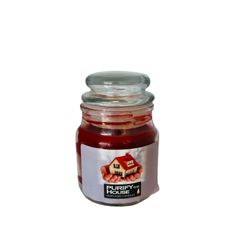 Vela Aromatica Tapa Vidrio - Purificador de Casa