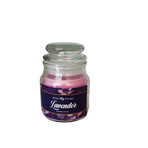 Vela Aromatica Tapa Vidrio - Lavanda