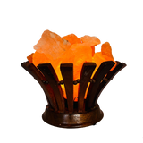 Canasta de Madera de Sal del Himalaya