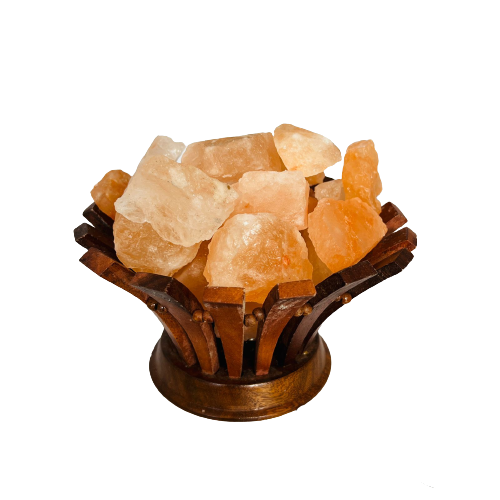 Canasta de Madera de Sal del Himalaya