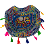 Cartera Elefante bordada Azul