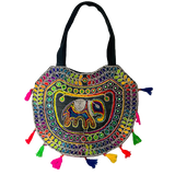 Cartera Elefante bordada Negra