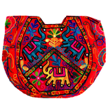 Bolso Playero Triple Elefante Rojo