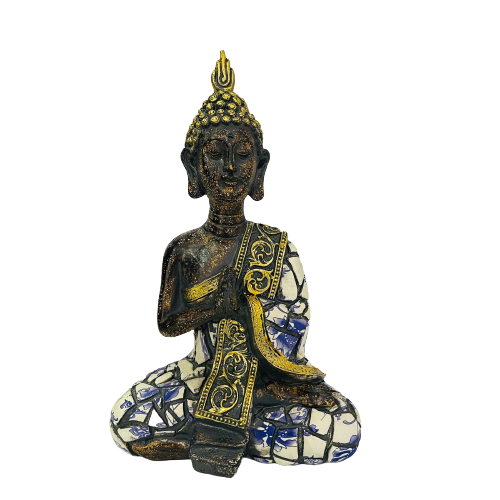 Buda Meditación Black & Blue