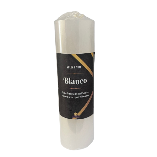 Velón Blanco - 15 cms