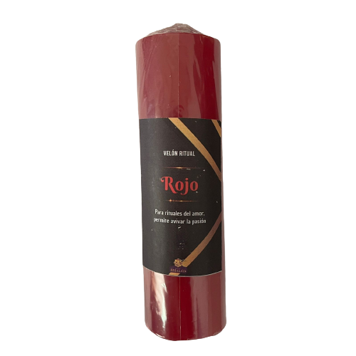 Velón Rojo - 15 cms