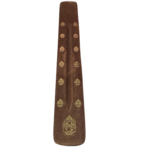 Tabla Porta Incienso Madera: Ganesh