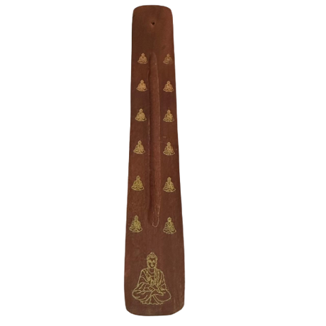 Tabla Porta Incienso Madera: Buda
