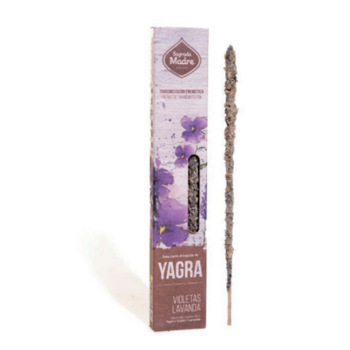 Sahumerio de Yagra Violetas Lavanda - Sagrada Madre