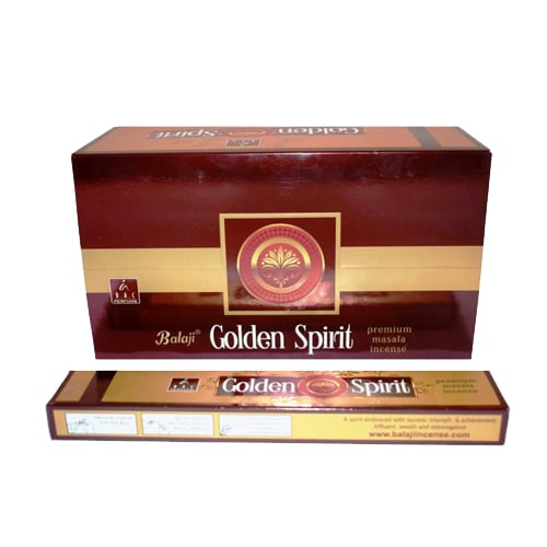 Incienso Natural - Golden Spirit Balaji