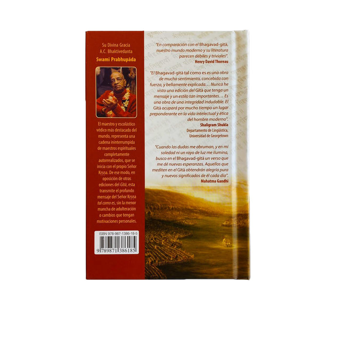 Libro: Bhagavad Gita, tal como es - A.C. BHAKTIVEDANTA SWAMI PRABHUPADA