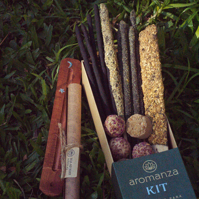 Sahumar Kit Completo para Sahumar - Aromanza — Rincón Himalaya