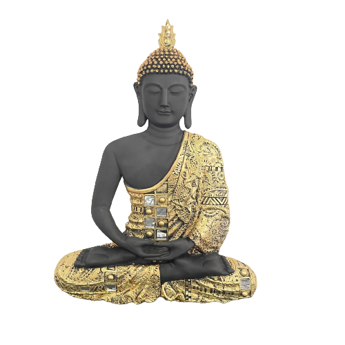 Figura Colgante Siddhartha Gold-Black