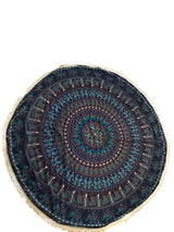 Pareo - Cubrecama Mandala blue animals