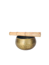Cuenco Tibetano 9 cms Nota LA Dorado