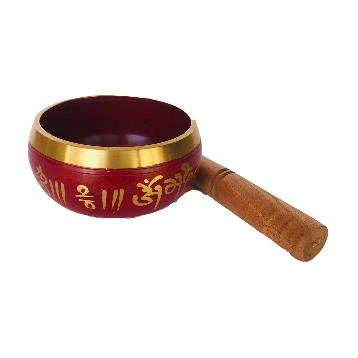 Cuenco Tibetano Rojo 12 cms Nota MI