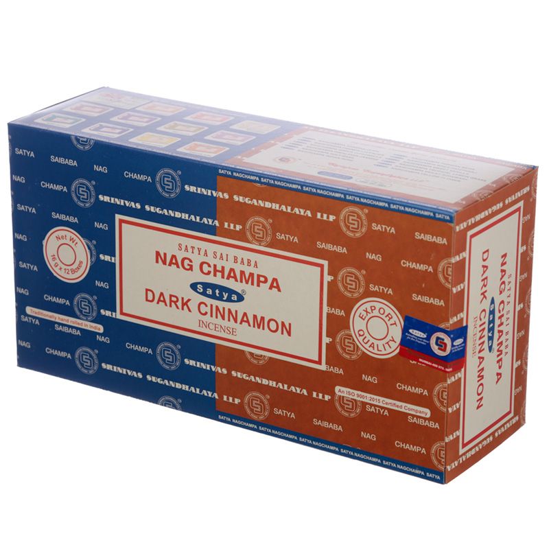 Incienso dúo Nag Champa y Dark Cinnamon