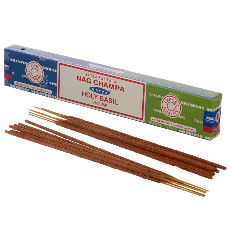 Incienso dúo Nag Champa y Holy Basil