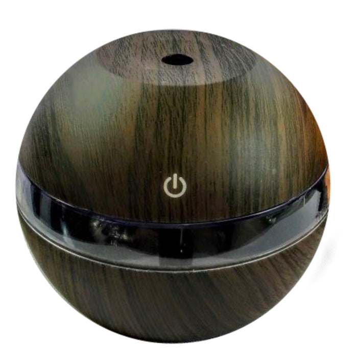Difusor Humidificador 130ml esfera de madera c.color