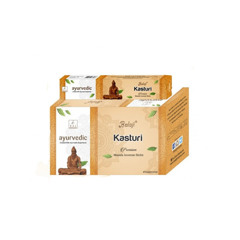 Incienso Natural Almizcle Ayurvedico - Balaji