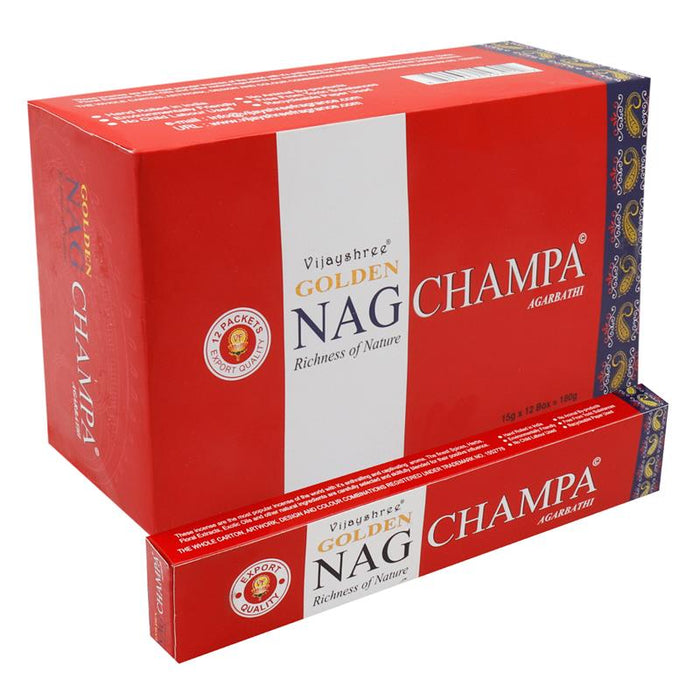 Incienso Natural Golden Nag Champa - Vijayshree