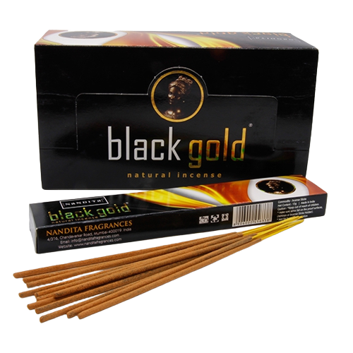 Incienso Natural Black Gold - Nandita