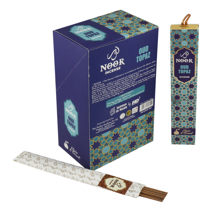 Incienso Natural Oud Topaz - Noor Incense