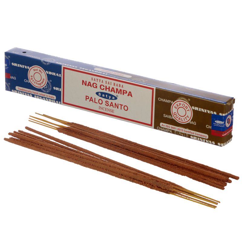 Incienso dúo Nag Champa y Palo Santo