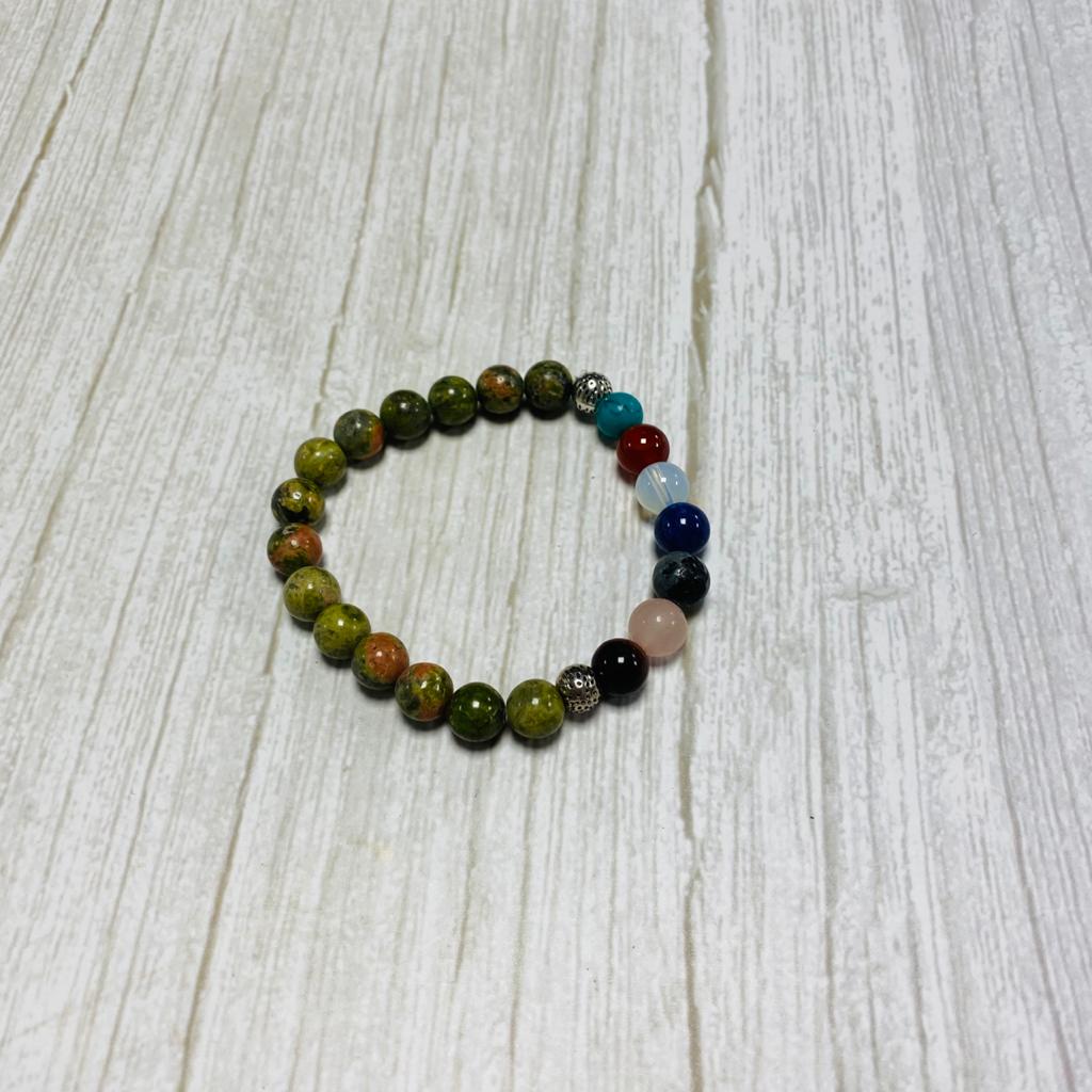 Pulsera Unakita 7 Chakras