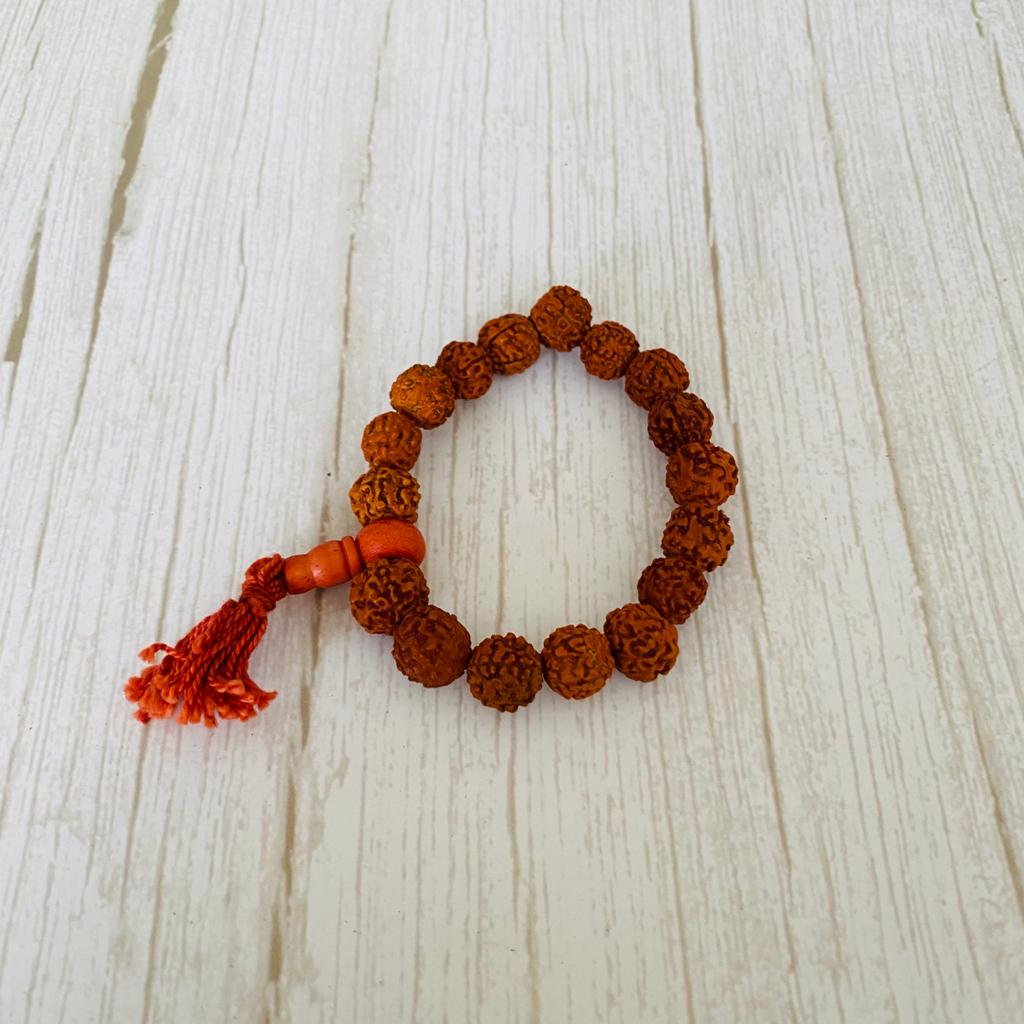 Pulsera Japa Mala Rudraksha 1.2 cm