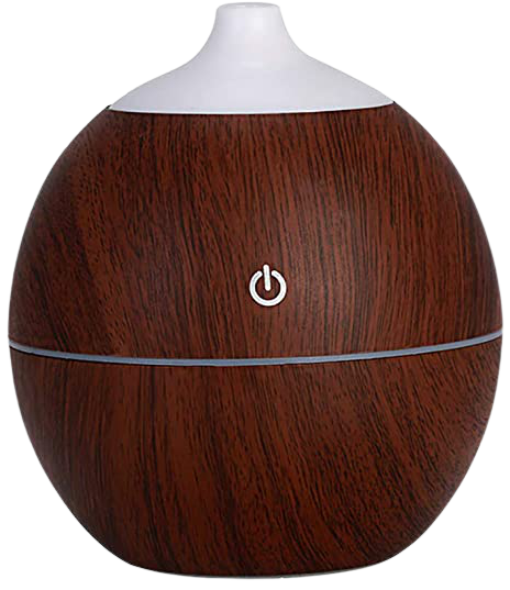 Difusor Humidificador 130ml esfera Led light brown